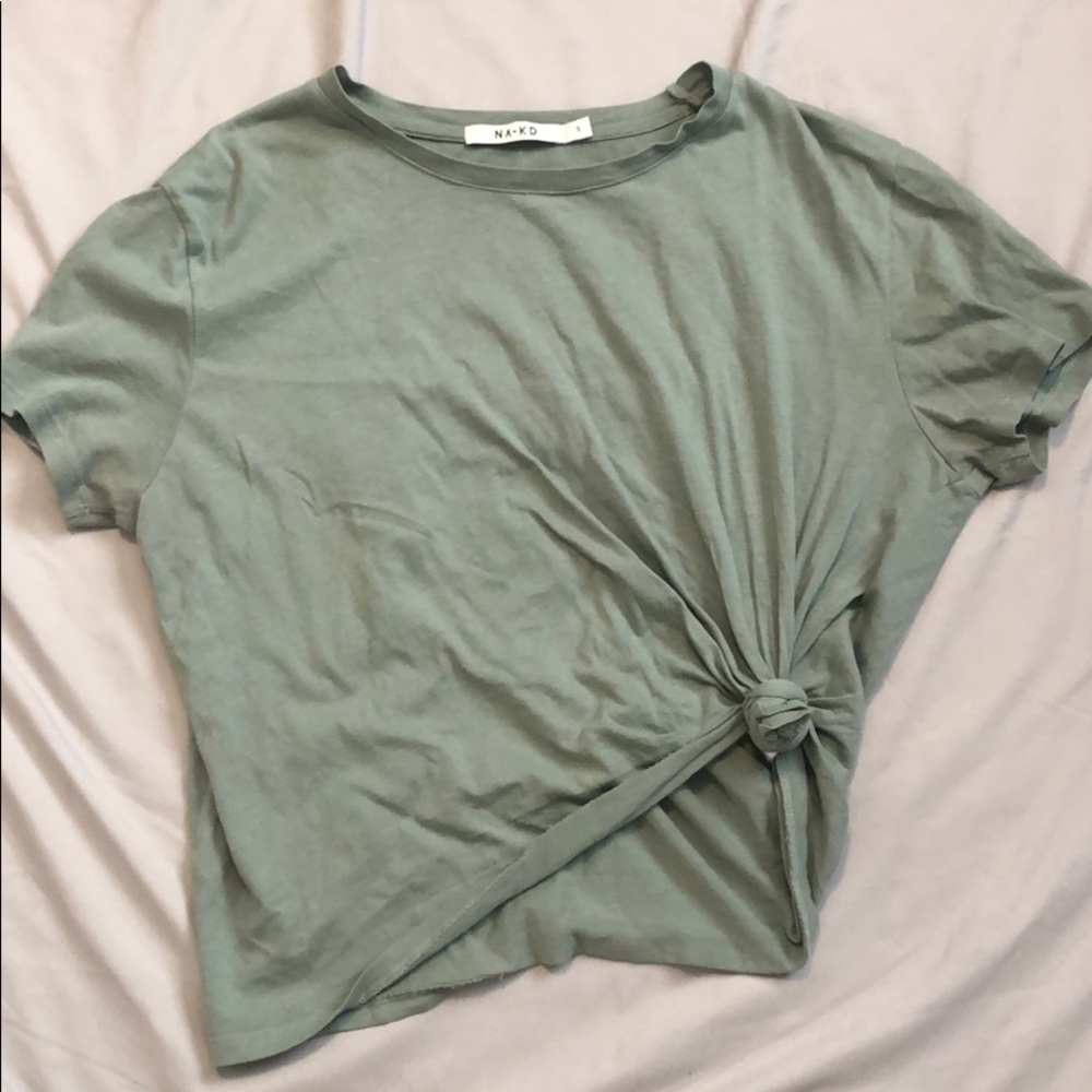 NA-KD Bang Bang T-Shirt Green